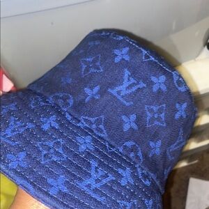 Louis Vuitton Blue Monogram Bucket Hat